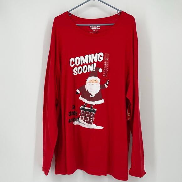 Jammies for your Families Men's Christmas Pajama's in Red Size 3XB - Picture 1 of 8